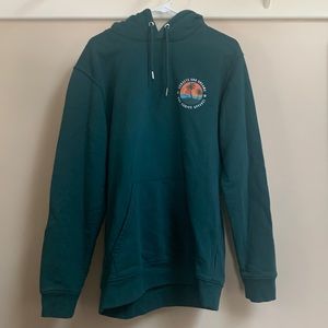 Forest Green Graphic Hoodie